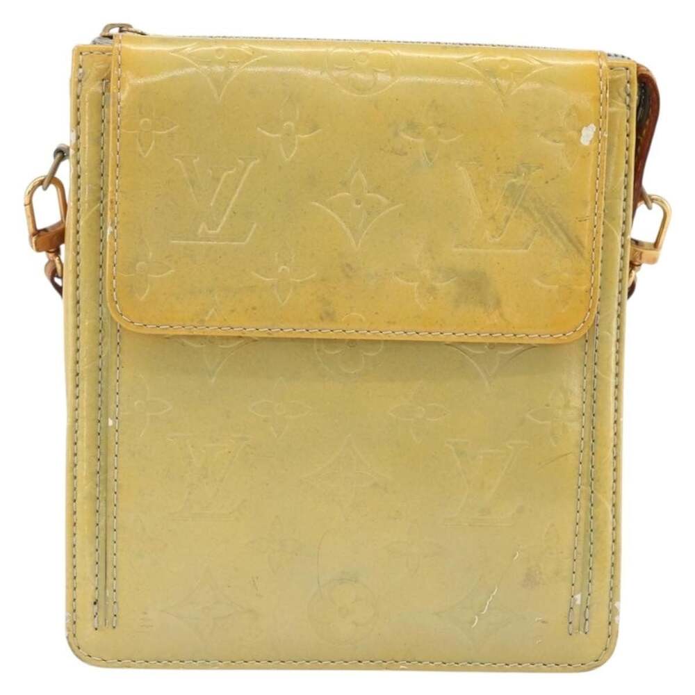Louis Vuitton Monogram Vernis Motto Accessory Pouch Gray